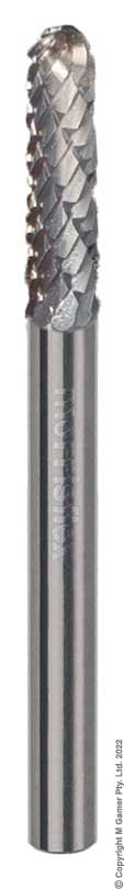 Radiused Cylinder Burr - Size 0
